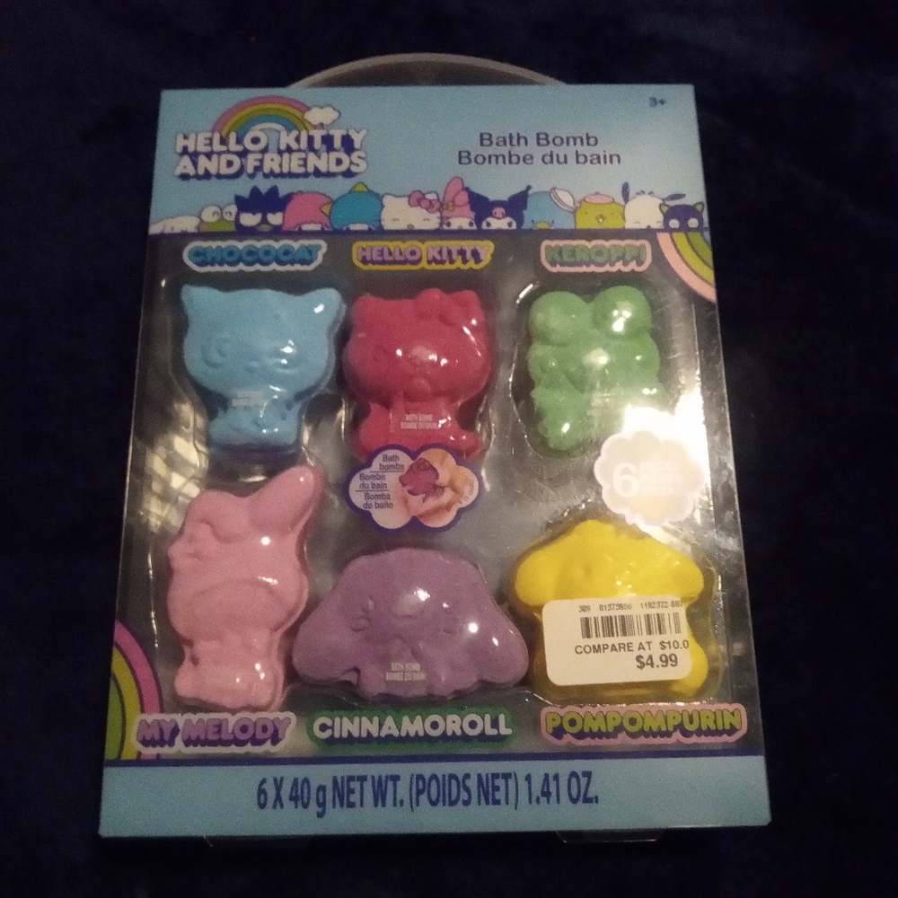 Hello kitty bath bombs